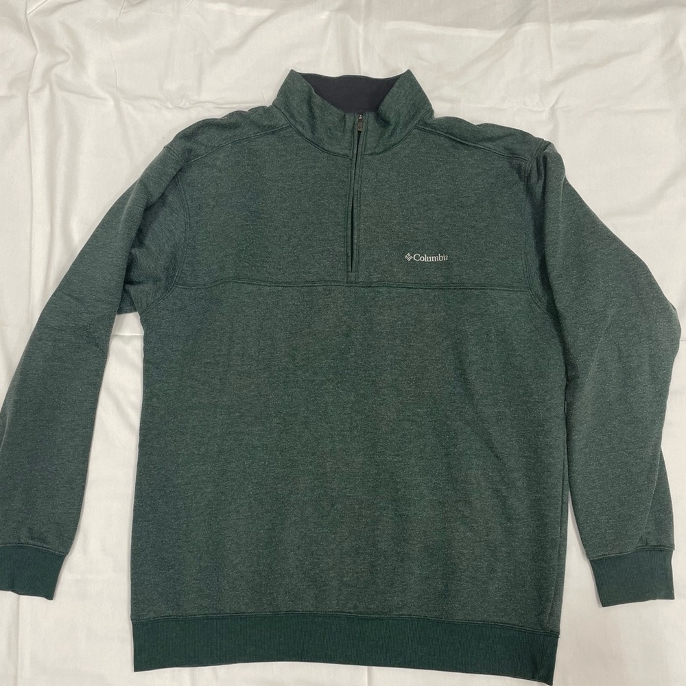 Columbia Men's Green 1/4 Zip